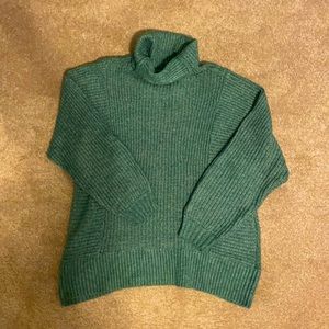 American eagle turquoise turtleneck worn once XS